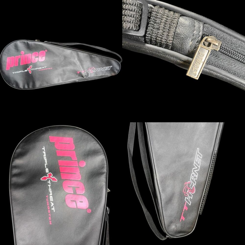 Prince Triple Threat Tungsten TTHornet Racquet Premium Padded Zipper Bag Case